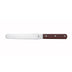 Thumbnail image #1 for Winco Bakery Spatula with Wood Handle, Stainless Steel Satin-Finish Blade, 7-15/16 x 1-1/4 Inches