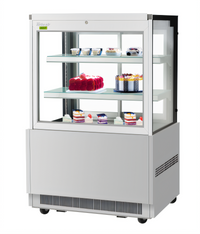 Turbo Air TBP36-54FN-S Full-Service Straight Glass Refrigerated Bakery Display Case, 35-3/8 Inch Wide