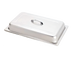 Thumbnail image #1 for Full-Size 2-1/2-Inch High Stainless Steel Dome Cover for Chafer/Steam Table Pans