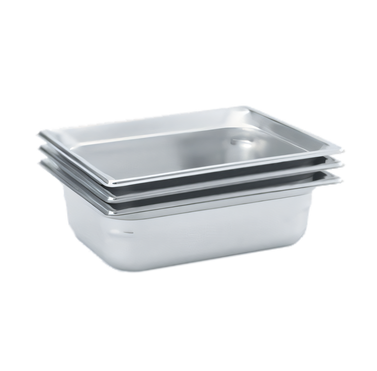 Product image #1 for Vollrath Super Pan 3 1/2 GN Solid Food Pan, 1-1/2" Deep, 2.6 Qt, 300 Series Stainless Steel