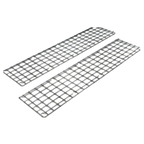 Thumbnail image #1 for Metro BP28C Chrome-Plated Wire Back Panel for Wine Shelving, 14-1/2"W x 75"H, Fits 86FPC Posts