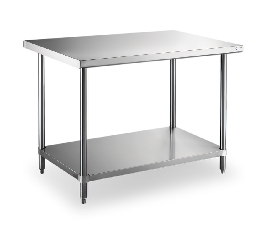 Product image #1 for Steel Works Stainless 24 x 72-Inch Stainless Steel Work Table with Undershelf