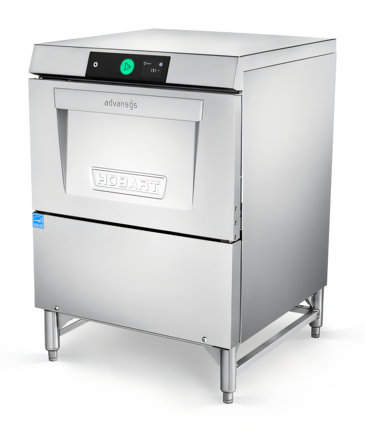 Product image #1 for Hobart LXGNR-30 Advansys High-Temp Undercounter Glasswasher/Dishwasher with Energy Recovery