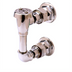 Thumbnail image #1 for T&S Brass All-Brass Atmospheric Vacuum Breaker Assembly, 3/8 Inch NPT Inlet/Outlet, Polished Chrome
