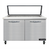 Thumbnail image #1 for Continental Refrigerator SW48N18M-HGL Mighty Top 48-Inch Two-Section Sandwich Unit Refrigerator with Hinged Glass Lid