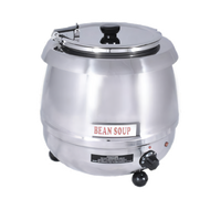 Uniworld 10.5 Qt Stainless Steel Insulated Countertop Soup Kettle