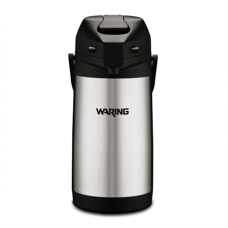 Product image #1 for Waring Commercial Café Deco 2.5-Liter Vacuum-Insulated Stainless Steel Airpot