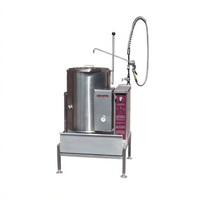 Crown GC-12 Floor Model 12 Gallon Gas 2/3 Jacketed Tilting Kettle