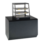 Thumbnail image #1 for Federal Industries Elements EH2428SSD 24-Inch Countertop Self-Service Heated Merchandiser, 2-Tier Adjustable Shelves, LED-Lit, Sliding Rear Doors