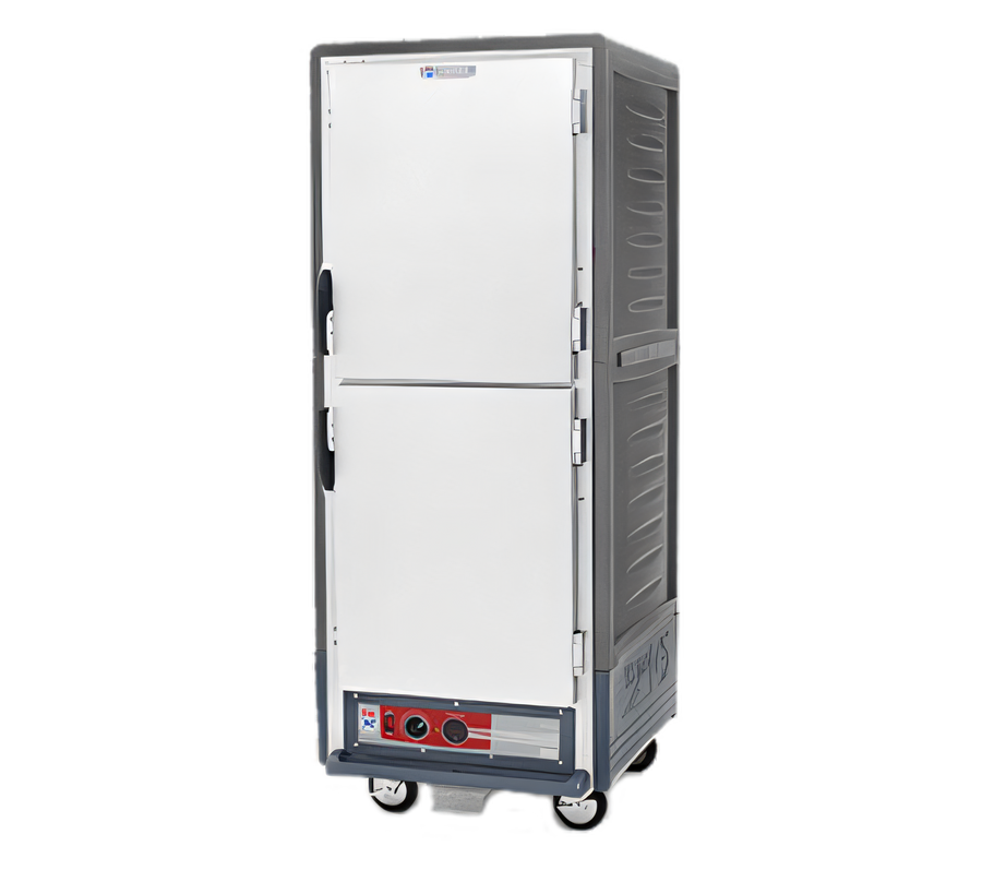 Product image #1 for Metro C5 3 Series Full-Height Heated Holding Cabinet with Gray Insulation Armour and Dutch Insulated Aluminum Doors