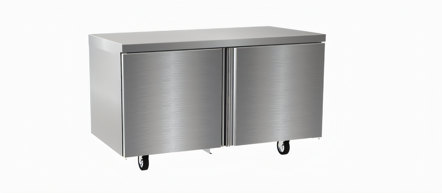 Product image #1 for Delfield 4560NP Two-Section Worktop/Undercounter Freezer with 2 Solid Doors
