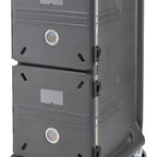 Thumbnail image #1 for Cambro Pro Cart Ultra® PCU2000HC615 Electric Front-Loading Hot/Cold Food Pan Carrier, Dual Compartment, 20 GN 1/1 Pan Capacity
