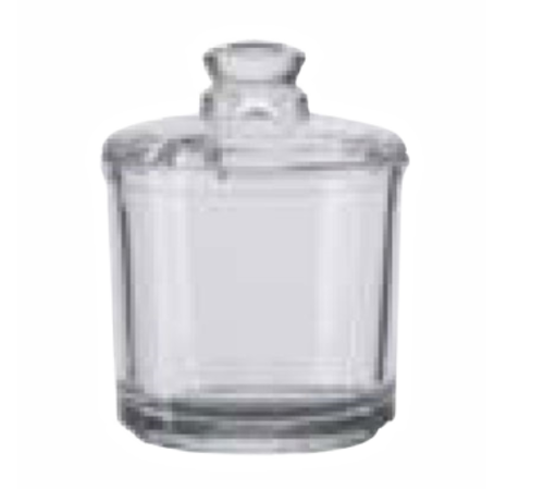 Product image #1 for Dripcut Clear Glass Condiment Jar with Lid, 6 oz