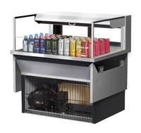 Turbo Air 36-Inch Low Profile Drop-In Horizontal Open Refrigerated Display Case, 4.6 Cu. Ft., Deck Only