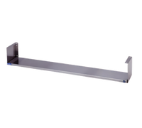 Duke 53-Inch x 7-Inch Stainless Steel Dish Shelf with Fixed Brackets