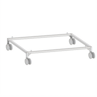 RATIONAL UG I Mobile Stainless Steel Open-Base Low Oven Stand for Combi-Duo SCC 62/CMP 62