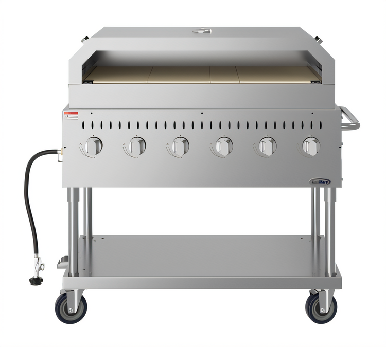 Product image #1 for KoolMore 48-Inch Commercial Outdoor Propane Gas Grill With Pizza Oven