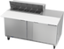 Thumbnail image #1 for Beverage-Air 60-Inch Two-Section Sandwich Prep Table with 17-Inch Cutting Board and 10-Pan Top