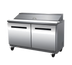 Thumbnail image #1 for Maxx Cold X-Series 48-Inch Megatop Sandwich & Salad Prep Table, 2-Section, 12 Cu. Ft., 18-Pan Top