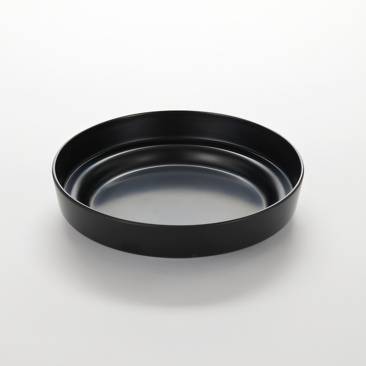 Product image #1 for American Metalcraft 10-Inch Round Black Melamine Seafood Tray