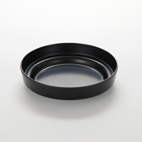 American Metalcraft 10-Inch Round Black Melamine Seafood Tray