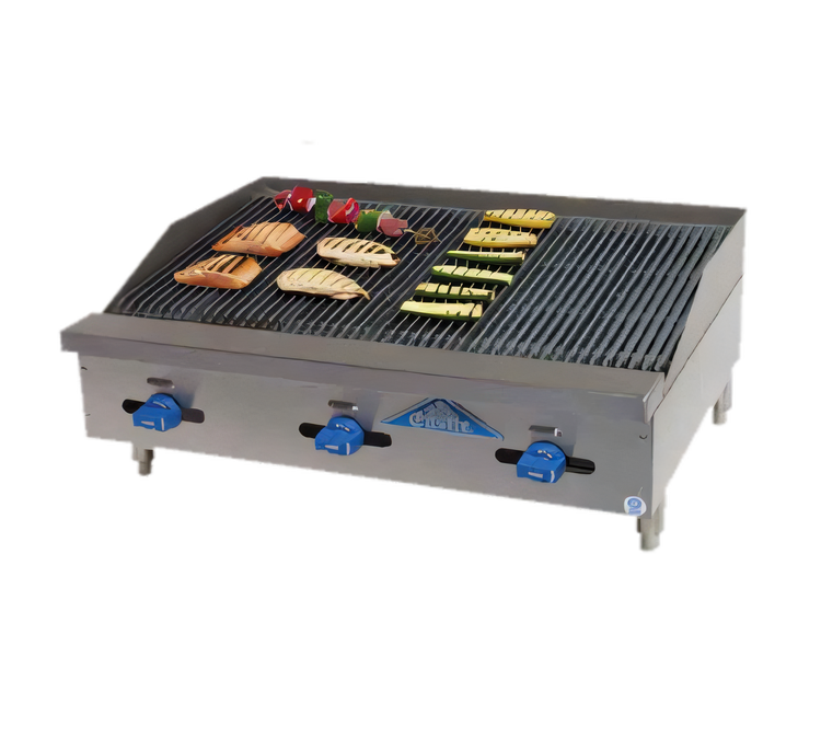 Product image #1 for Comstock-Castle Castle Series 36-Inch Countertop Gas Char-Broiler with Radiant Heat
