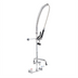 Thumbnail image #1 for BK Resources WorkForce Lead-Free 8-Inch Splash Mount Pre-Rinse Assembly with Add-On Faucet and 8-Inch Swing Spout