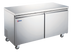 Thumbnail image #1 for Omcan 60-Inch Two-Door Undercounter Freezer, 15 Cu. Ft., Rear-Mount Self-Contained Refrigeration, Stainless Steel