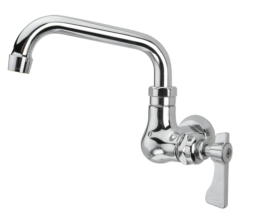 Product image #1 for Krowne Royal Series Single Hole Wall Mount Faucet with 6-Inch Swing Spout