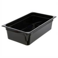 StorPlus High Heat 1/1 Full-Size Hot Food Pan, 6-Inch Deep, Black, 19.4 Qt