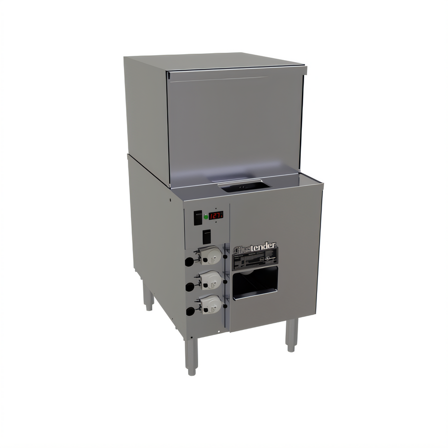 Product image #1 for Glastender GT-18 18-Inch Wide Door-Type Rotary Rack Low-Temperature Chemical Sanitizing Glasswasher