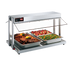 Thumbnail image #1 for Hatco Glo-Ray 48-Inch Countertop Self-Service Buffet Warmer with Heated Base, Sneeze Guards, and 3-Pan Capacity