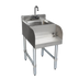 Thumbnail image #1 for Klinger's Trading Freestanding Stainless Steel Blender Station with Dump Sink and Recessed Step