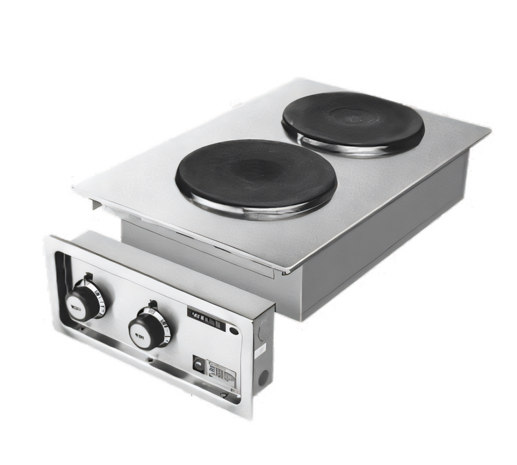 Product image #1 for Wells H-706 Built-In Electric Hotplate with Two 9-Inch Solid Cast Iron Elements