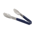 Thumbnail image #1 for Jacob's Pride® 9-1/2 Inch One-Piece Utility Tongs — Blue Kool-Touch® Antimicrobial Handle