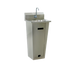 Thumbnail image #1 for Eagle Group HSA-10-FA-1P Pedestal-Mounted Single Foot Pedal Hand Sink with Splash-Mount Gooseneck Spout
