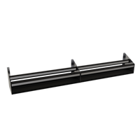 Glastender 78-Inch Double Stainless Steel Speed Rail with Open Step-and-Rail Design