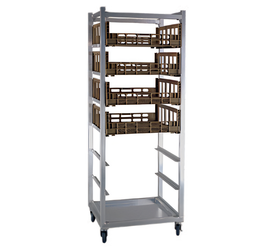 Product image #1 for New Age Mobile Produce Crisper Rack for 8 Chill Baskets