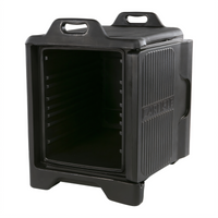 Cateraide Slide 'N Seal Insulated End-Load Food Pan Carrier, 5-Pan Capacity, Black