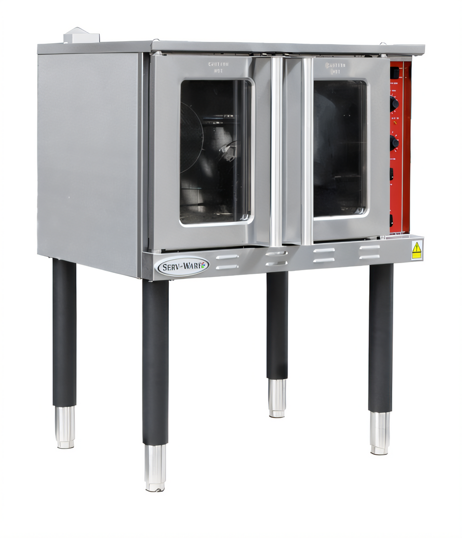 Product image #1 for Serv-Ware Full-Size Electric Single Convection Oven, 220V, 1-Phase