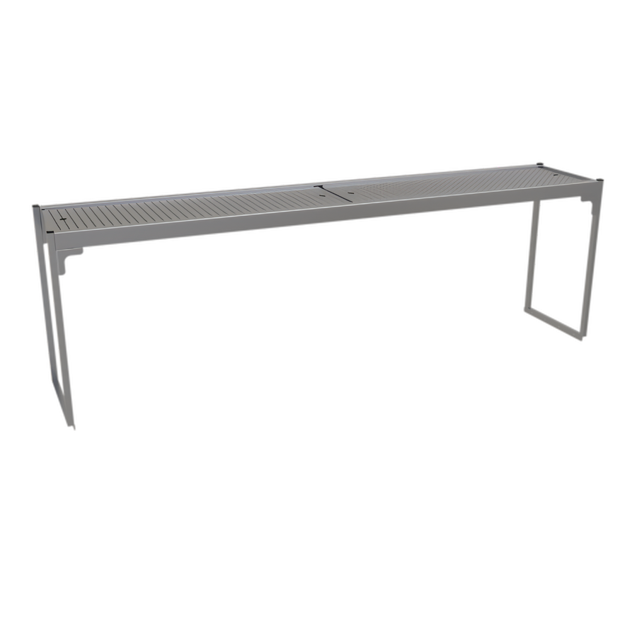 Product image #1 for Glastender 78-Inch Single Stainless Steel Overshelf for Pass-Thru Cocktail Stations