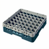 Thumbnail image #2 for Cambro Camrack Full Size 49-Compartment Glass Rack with Soft Gray Extender, Teal
