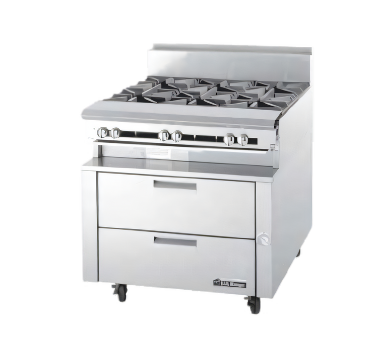 Product image #1 for Garland Polar Cuisine 60-Inch Low-Height Remote Freezer Base with 4 Drawers