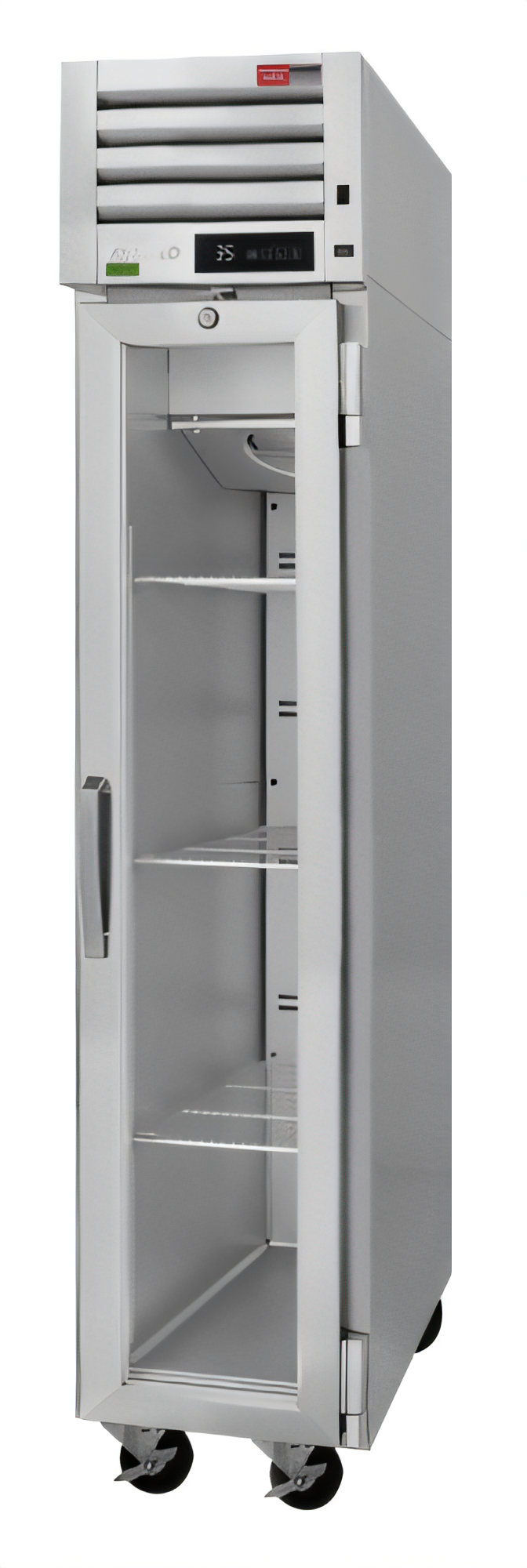 Product image #1 for Turbo Air PRO Series One-Section Reach-In Glass Door Refrigerator, Top Mount, 9.47 Cu. Ft.
