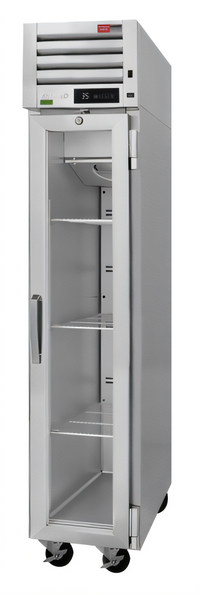 Turbo Air PRO Series One-Section Reach-In Glass Door Refrigerator, Top Mount, 9.47 Cu. Ft.