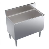 Krowne Royal Series 36-Inch Built-In Underbar Ice Bin/Cocktail Unit with 10-Circuit Cold Plate
