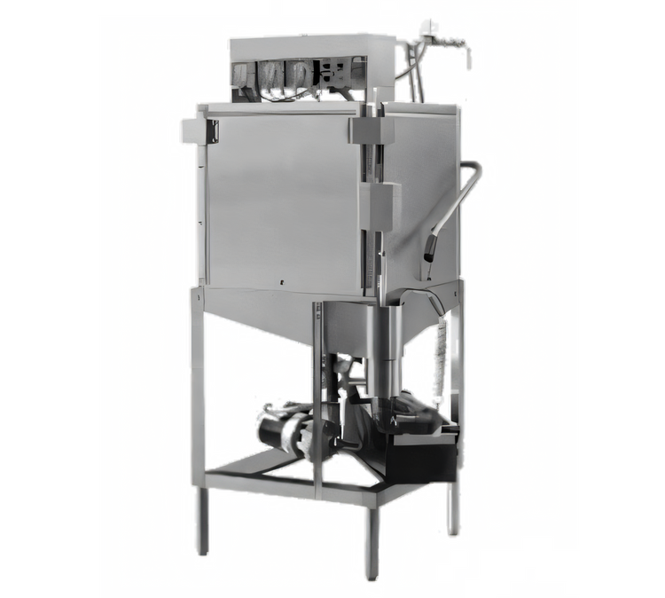 Product image #1 for Moyer Diebel MD2000LT Low-Temperature Chemical Sanitizing Door-Type Dishwasher, Straight-Thru, 40 Racks/Hour