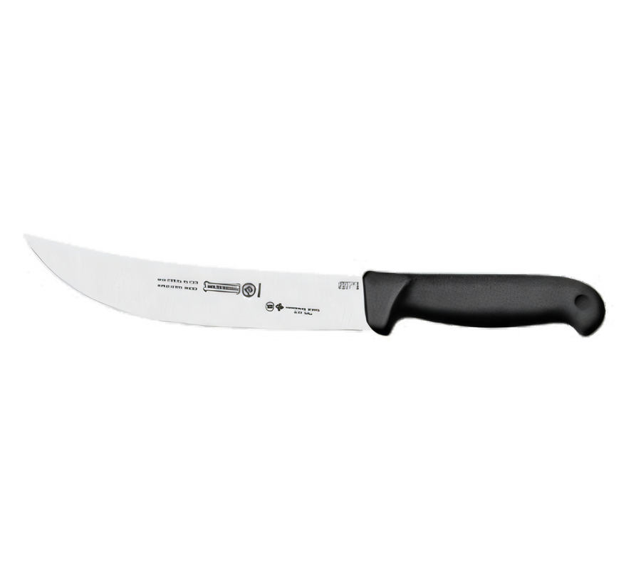 Product image #1 for Mundial 8-Inch Wide Stamped Breaking Knife with High-Carbon Stainless Steel Blade and Black Polypropylene Handle
