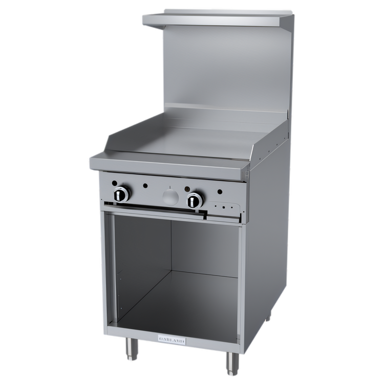 Product image #1 for Garland G Starfire Pro Series 24-Inch Gas Restaurant Range with Griddle and Open Storage Base