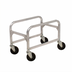 Thumbnail image #2 for Winco Aluminum Lug Box Cart, 16-3/4 x 25-1/16 x 19 Inches, 5-Inch Full Swivel Casters